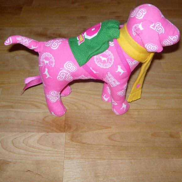 2007 VS PINK Preppy mini dog plush with backpack and scarf - Picture 4 of 8